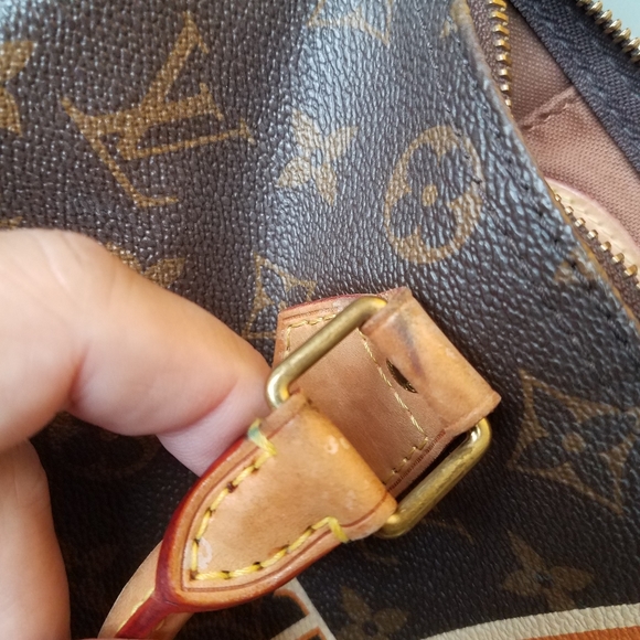 SOLD@! Louis Vuitton Heritage Monogram Satchel - Picture 10 of 12